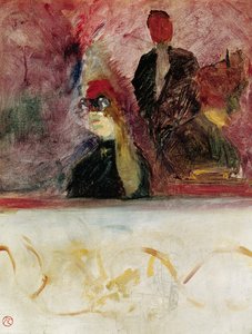 Die Loge im Mascaron Dore, 1893 von Henri de Toulouse Lautrec